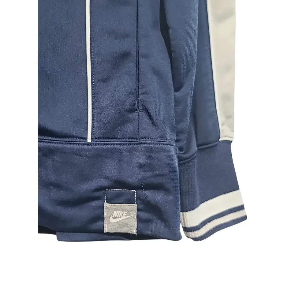 Vintage Nike NY Yankees Full Zip Track Jacket Blue Medium 8-10 GUC - Picture 4 of 6